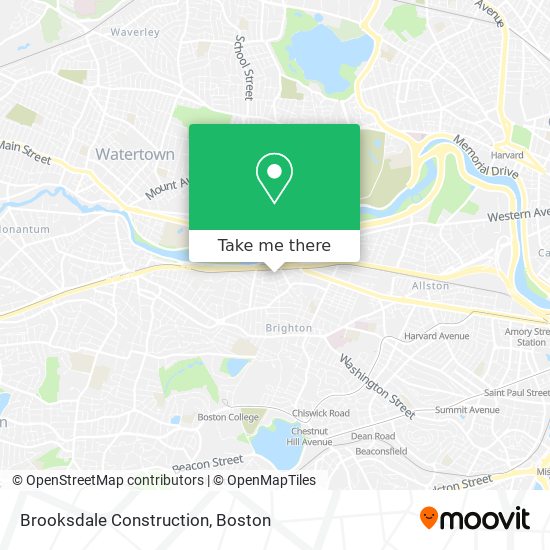 Brooksdale Construction map