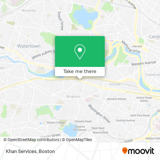 Khan Services map