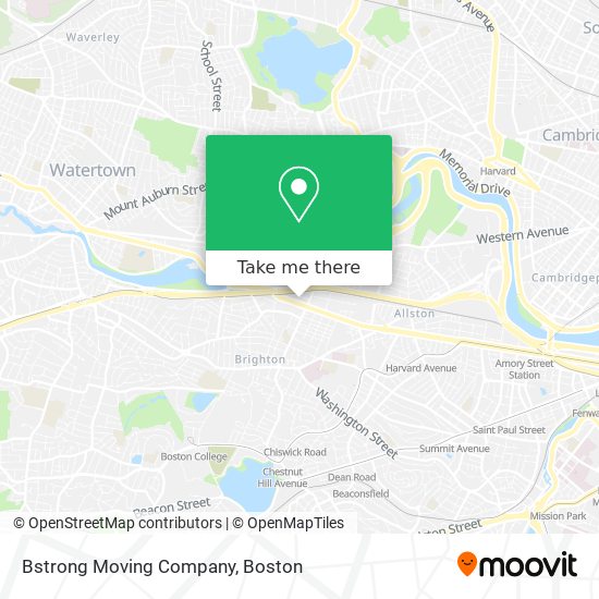 Mapa de Bstrong Moving Company