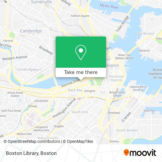 Mapa de Boston Library