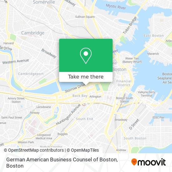 Mapa de German American Business Counsel of Boston