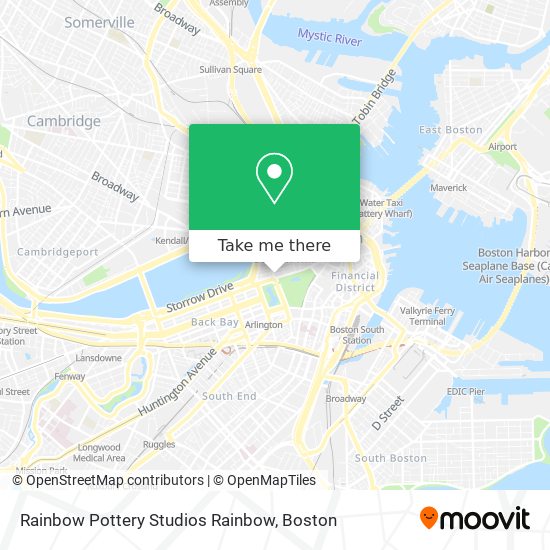 Rainbow Pottery Studios Rainbow map