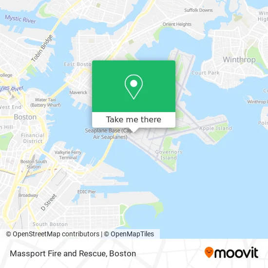 Massport Fire and Rescue map