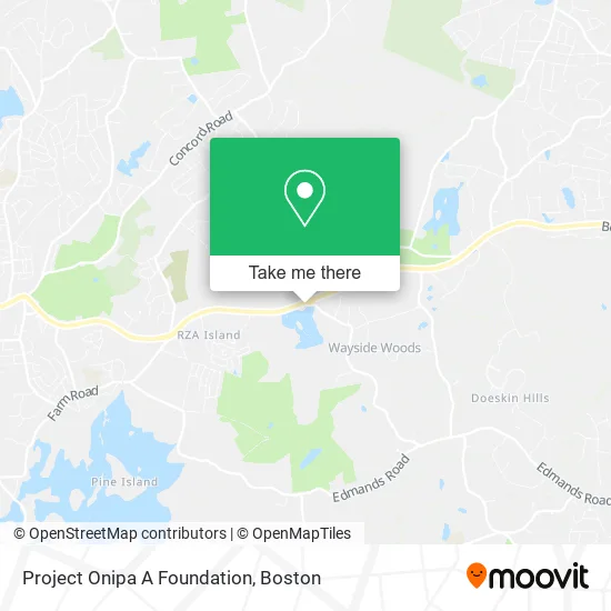 Project Onipa A Foundation map