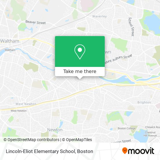 Lincoln-Eliot Elementary School map