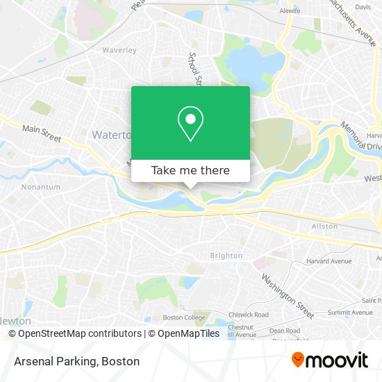 Arsenal Parking map