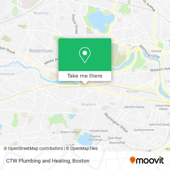 Mapa de CTW Plumbing and Heating