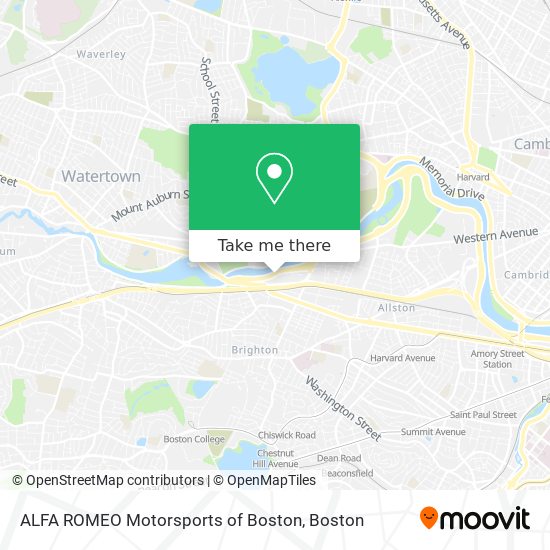 ALFA ROMEO Motorsports of Boston map