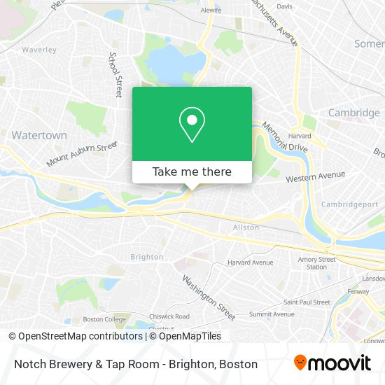 Mapa de Notch Brewery & Tap Room - Brighton