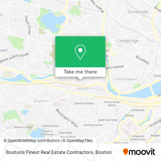 Boston's Finest Real Estate Contractors map