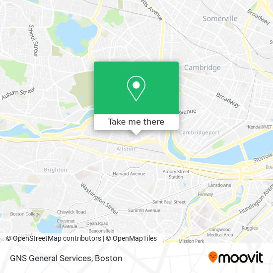 GNS General Services map