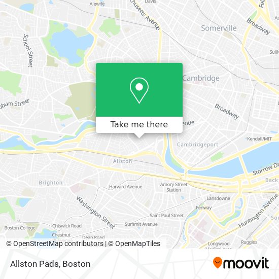 Mapa de Allston Pads