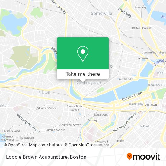 Mapa de Loocie Brown Acupuncture