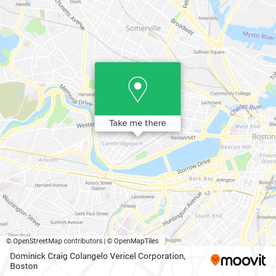 Dominick Craig Colangelo Vericel Corporation map