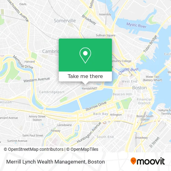 Mapa de Merrill Lynch Wealth Management