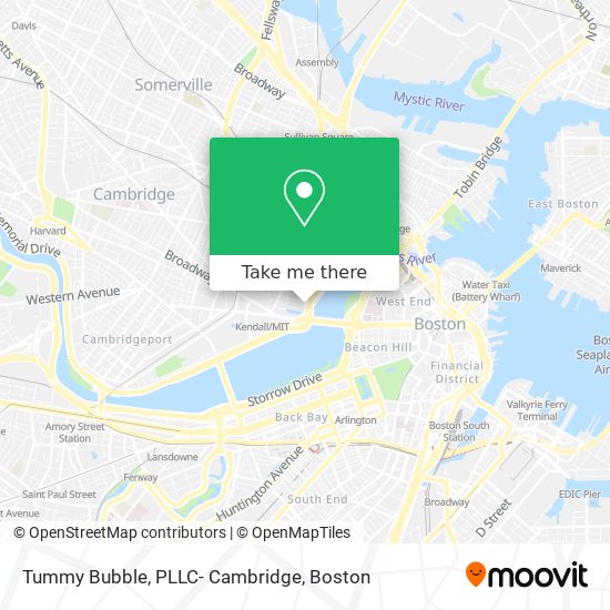 Tummy Bubble, PLLC- Cambridge map