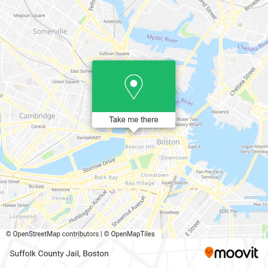 Suffolk County Jail map