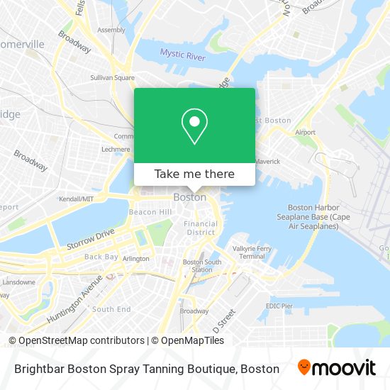 Brightbar Boston Spray Tanning Boutique map