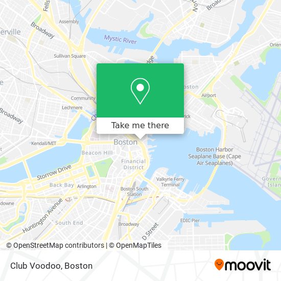 Club Voodoo map