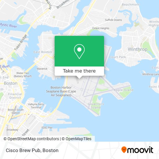 Mapa de Cisco Brew Pub