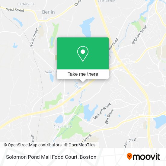 Mapa de Solomon Pond Mall Food Court