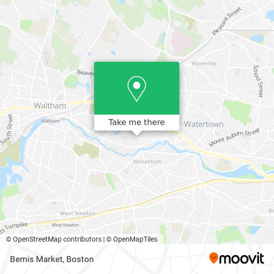 Bemis Market map