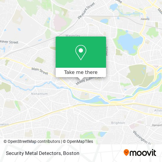 Security Metal Detectors map
