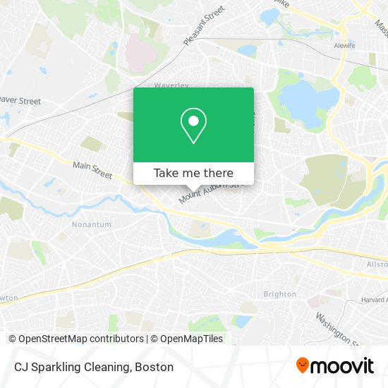 Mapa de CJ Sparkling Cleaning