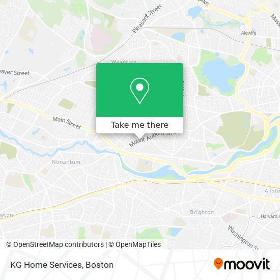 KG Home Services map