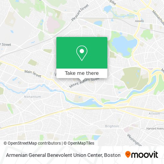 Armenian General Benevolent Union Center map