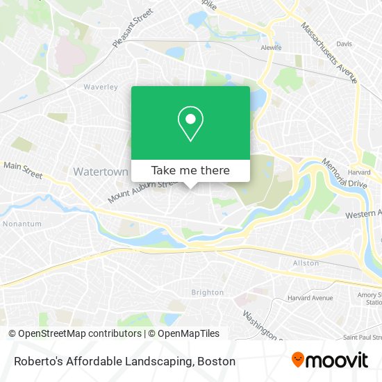 Roberto's Affordable Landscaping map