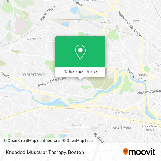 Kneaded Muscular Therapy map