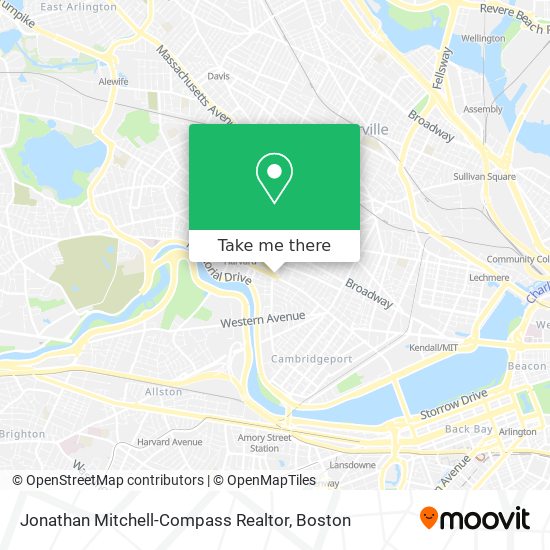 Mapa de Jonathan Mitchell-Compass Realtor