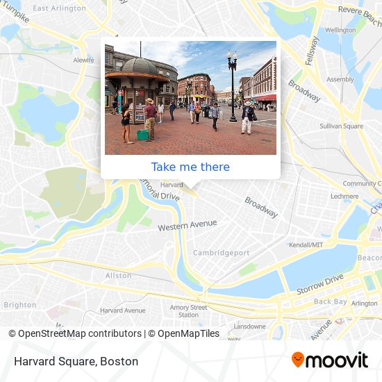 Harvard Square map