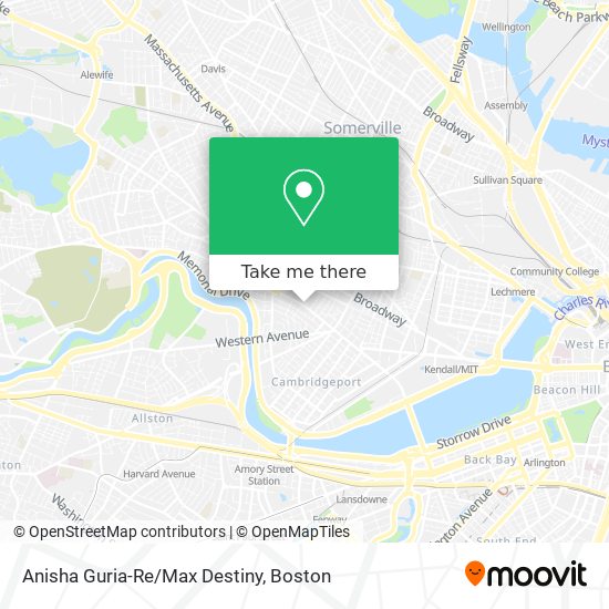 Mapa de Anisha Guria-Re/Max Destiny