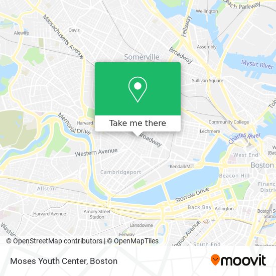 Moses Youth Center map