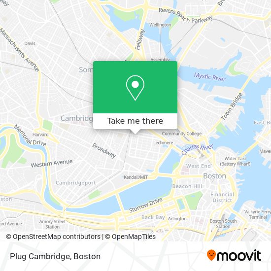 Plug Cambridge map