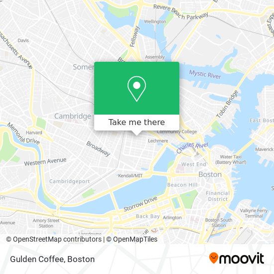Mapa de Gulden Coffee