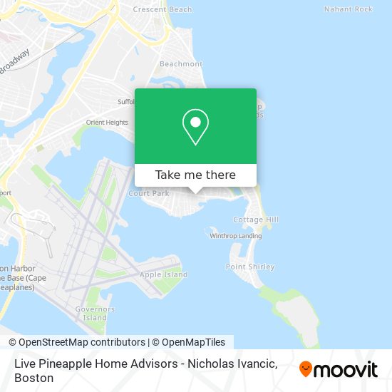Mapa de Live Pineapple Home Advisors - Nicholas Ivancic