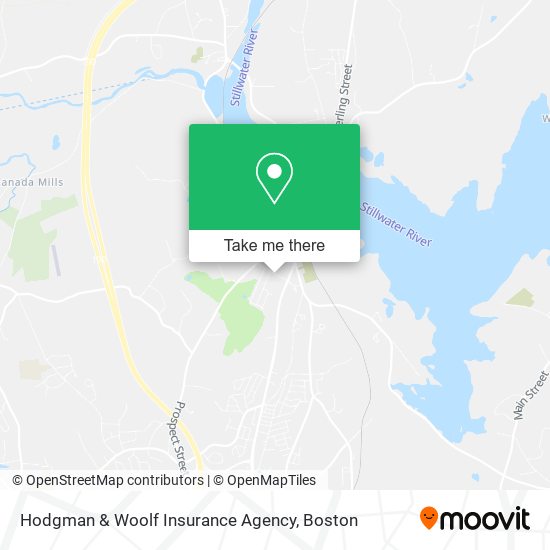 Hodgman & Woolf Insurance Agency map