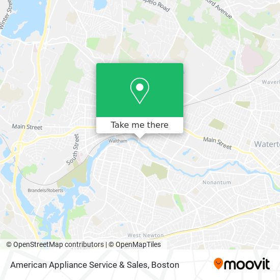 Mapa de American Appliance Service & Sales