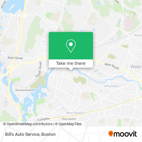 Bill's Auto Service map