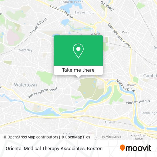 Oriental Medical Therapy Associates map