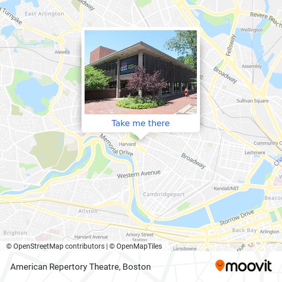 Mapa de American Repertory Theatre