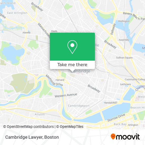 Cambridge Lawyer map
