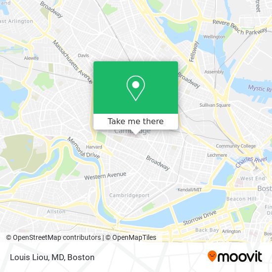Louis Liou, MD map
