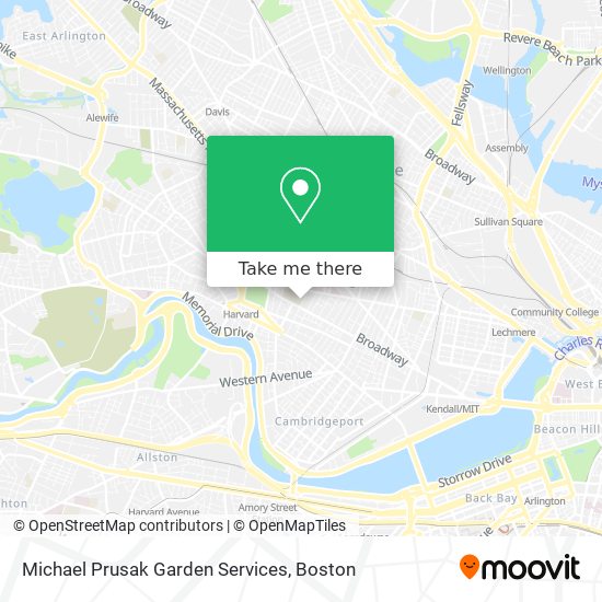 Mapa de Michael Prusak Garden Services