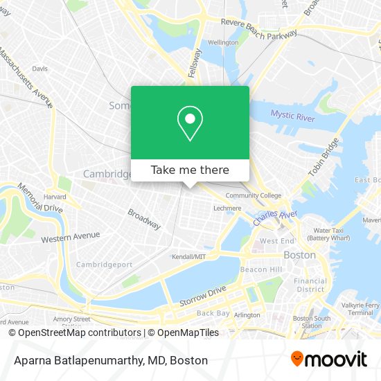 Mapa de Aparna Batlapenumarthy, MD
