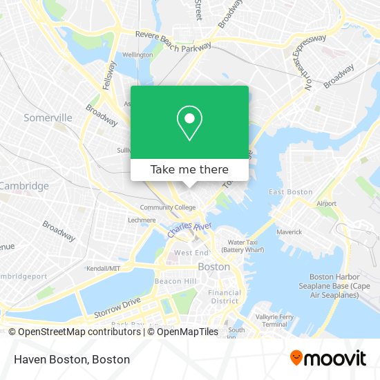 Mapa de Haven Boston