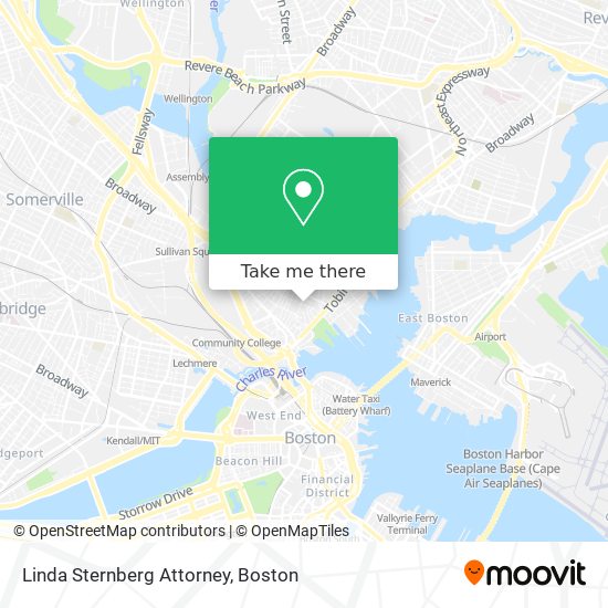 Linda Sternberg Attorney map